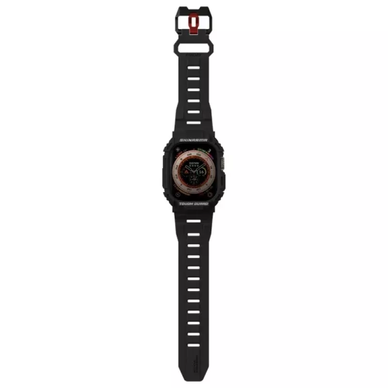 Skinarma Mecha funda y correa 2 en 1 para Apple Watch Ultra 49mm - negra