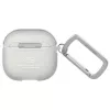 Skinarma Kinzoku funda para AirPods 4, Frost