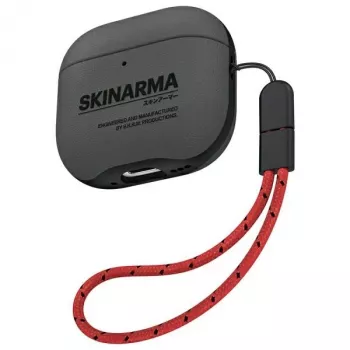 Skinarma Spunk funda para AirPods 4, Pewter Green