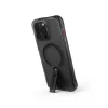 SKINARMA Helix funda con carga magnética y soporte giratorio 360 para iPhone 16 Pro Max, negra
