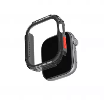 SKINARMA Atom carcasa protectora bumper para Apple Watch 46mm - Smoky