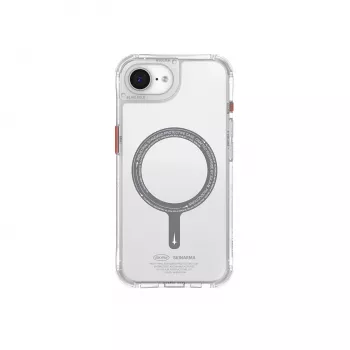 SKINARMA Saido MagSafe Case para iPhone 16e / 17e transparente