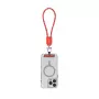 SKINARMA Dyno Ve cable lanyard 2 en 1 USB-C 20cm rojo