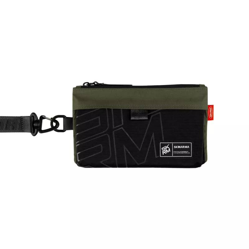 Skinarma Jager funda bandolera para teléfono verde oliva