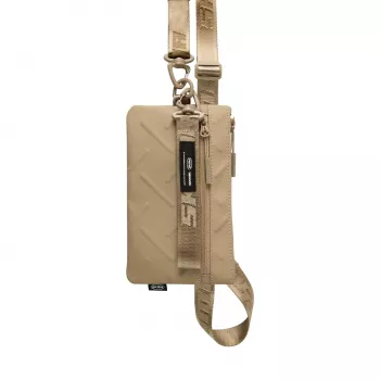 Skinarma Juno bolso bandolera para teléfono caqui