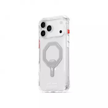 SKINARMA Saido funda de carga magnética para Apple iPhone 17 Pro, transparente