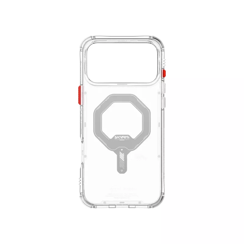 SKINARMA Saido funda de carga magnética para Apple iPhone 17 Pro, transparente