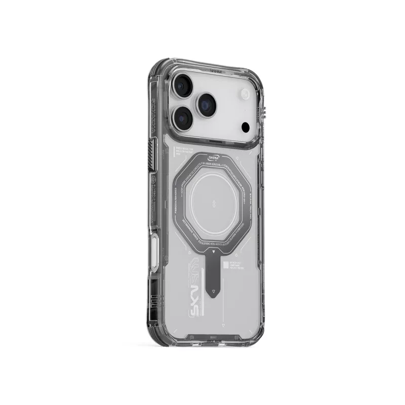 Skinarma Magma funda para iPhone 17 Pro carga magnética Graphite