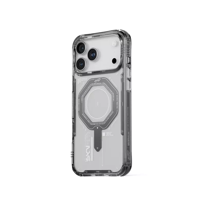 Skinarma Magma funda para iPhone 17 Pro carga magnética Graphite