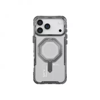 SKINARMA Magma funda para iPhone 17 Pro Max carga magnética Graphite