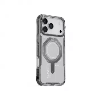SKINARMA Magma funda para iPhone 17 Pro Max carga magnética Graphite