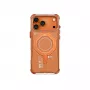Skinarma Magma funda de carga magnética para iPhone 17 Pro Max, naranja