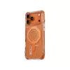 Skinarma Magma funda de carga magnética para iPhone 17 Pro Max, naranja