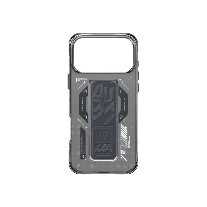 SKINARMA Helio funda para iPhone 17 Pro carga magnética + soporte con agarre Graphite