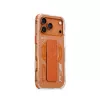 Skinarma Helio funda para iPhone 17 Pro Max carga magnética + soporte con agarre naranja