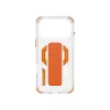 Skinarma Helio funda para iPhone 17 Pro Max carga magnética + soporte con agarre naranja
