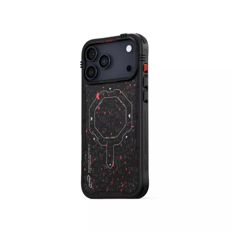 Skinarma Vektor funda para iPhone 17 Pro con carga magnética, negro