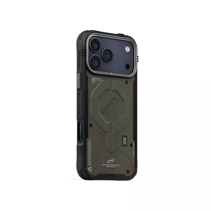 Skinarma Vigor funda MagSafe para iPhone 17 Pro, verde