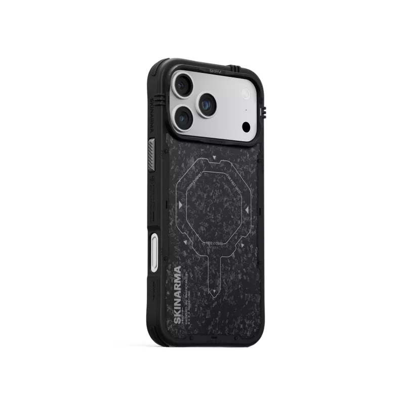 Skinarma Vektor Funda MagSafe para iPhone 17 Pro, Onyx Black