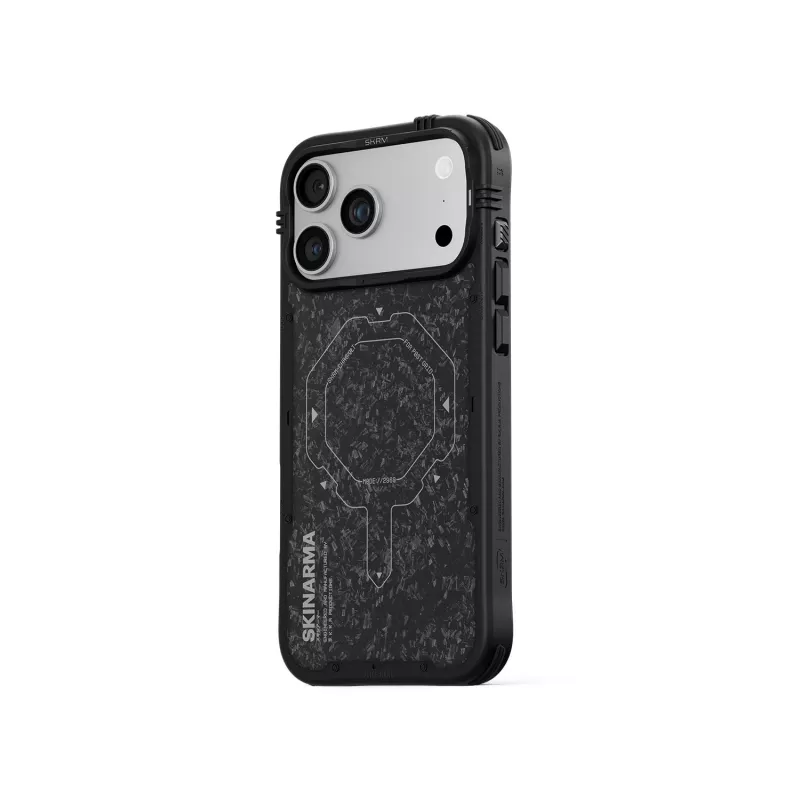 Skinarma Vektor Funda MagSafe para iPhone 17 Pro, Onyx Black