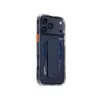 Skinarma Haxa funda con carga magnética + soporte con grip para Apple iPhone 17 Pro Max, azul