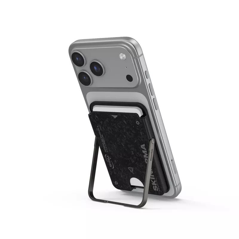 Skinarma Vektor Magnetic Smart Kick-Stand funda cartera, Onyx