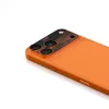 Skinarma Sonix protector de lente de cámara de aluminio completo para iPhone 17 Pro, naranja