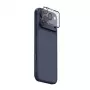 Skinarma Magma protector de lente de cámara mate completo para iPhone 17 Pro, azul