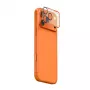 Skinarma Magma protector de lente de cámara mate completo para Apple iPhone 17 Pro - Naranja