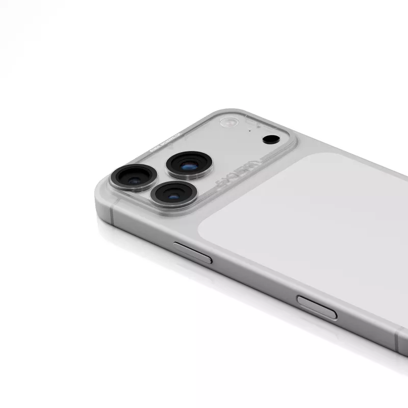 Skinarma Magma protector de lente de cámara mate completo para iPhone 17 Pro Max - Gris
