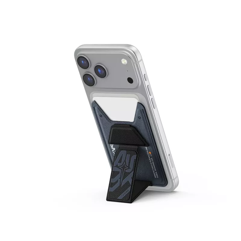 Skinarma Kado Aegis Cardholder magnético con soporte y grip Navy Blue