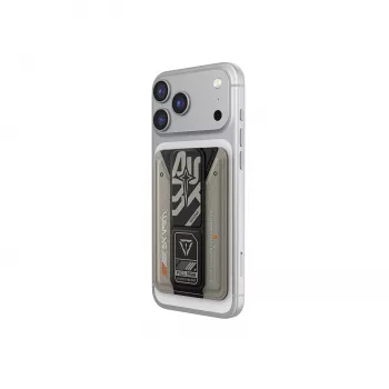 Skinarma Kado Aegis Cardholder magnético con soporte y grip Grey