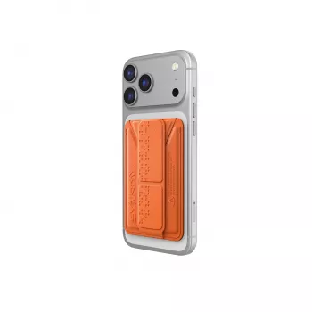 SKINARMA Kado Haxa Cardholder magnético con soporte y grip Orange