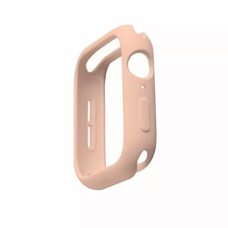 UNIQ Lino funda para Apple Watch Series 4/5/6/SE/SE3 44mm - Blush Pink