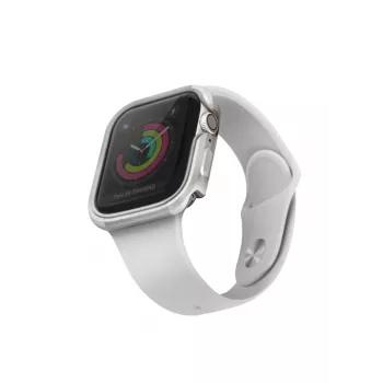 UNIQ Valencia funda para Apple Watch Series 4/5/6/SE/SE3 40mm - Titanium Silver
