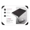 UNIQ Dfender Funda para portátil 16 pulgadas Charcoal Black