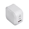UNIQ Verge Pro cargador de pared GaN 66W USB-C Cloud White