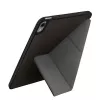 UNIQ Transforma Rigor funda tipo folio para iPad Air 10,9 pulgadas (4.ª/5.ª generación) - gris antracita con recubrimiento antimicrobiano