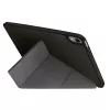 UNIQ Transforma Rigor funda tipo folio para iPad Air 10,9 pulgadas (4.ª/5.ª generación) - gris antracita con recubrimiento antimicrobiano