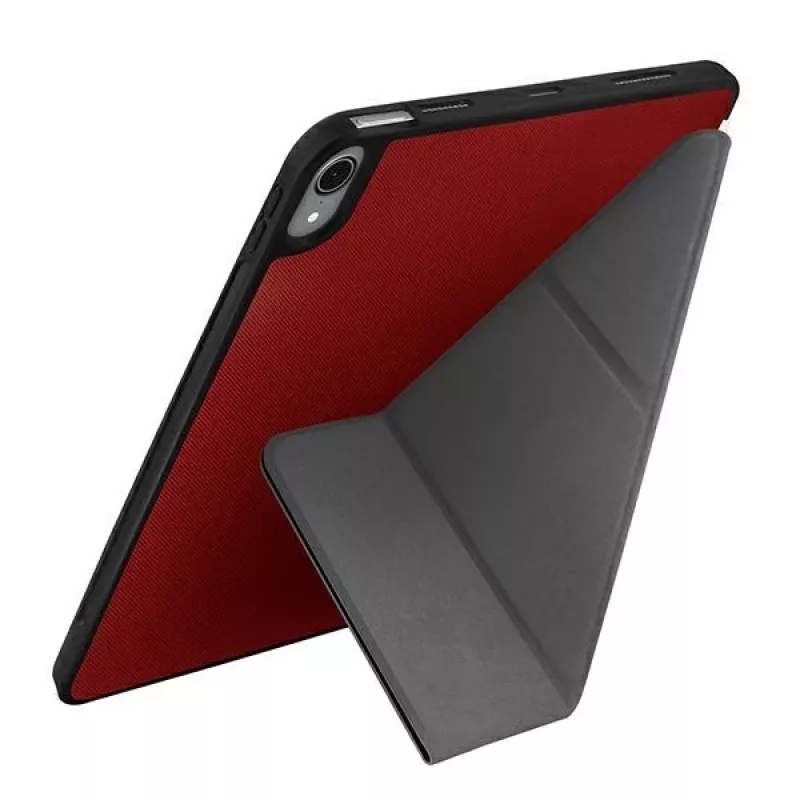 UNIQ Transforma Rigor funda para iPad Air 10,9 pulgadas (2020/2022) - rojo coral antimicrobiano