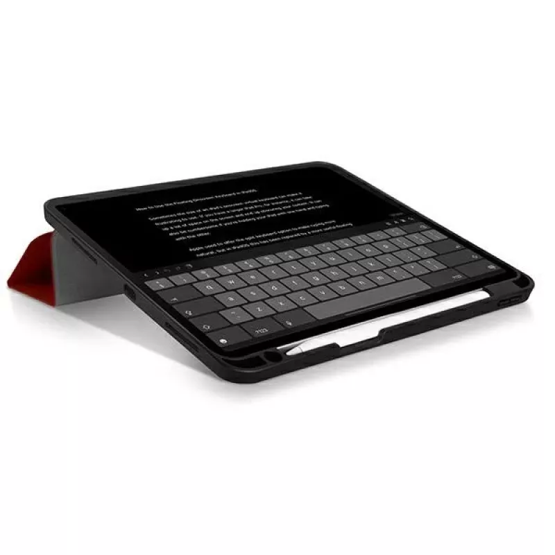 UNIQ Transforma Rigor funda para iPad Air 10,9 pulgadas (2020/2022) - rojo coral antimicrobiano