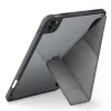 UNIQ Moven funda para iPad Pro 11 (2021/2020) y iPad Air 10.9 (2022/2020) con protección antimicrobiana - gris antracita