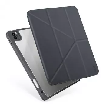 UNIQ Moven funda tipo folio para iPad 10.2 (2021/2020/2019) - gris antracita