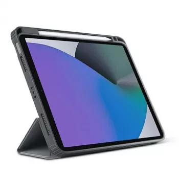 UNIQ Moven funda tipo folio para iPad 10.2 (2021/2020/2019) - gris antracita