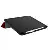 UNIQ Transforma funda tipo folio para iPad Pro 11 pulgadas (2021/2020) y iPad Air 10,9 pulgadas (2022/2020) con protección antimicrobiana, rojo coral