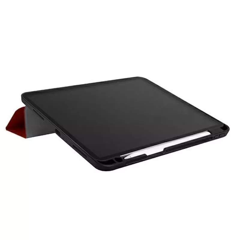 UNIQ Transforma funda tipo folio para iPad Pro 11 pulgadas (2021/2020) y iPad Air 10,9 pulgadas (2022/2020) con protección antimicrobiana, rojo coral