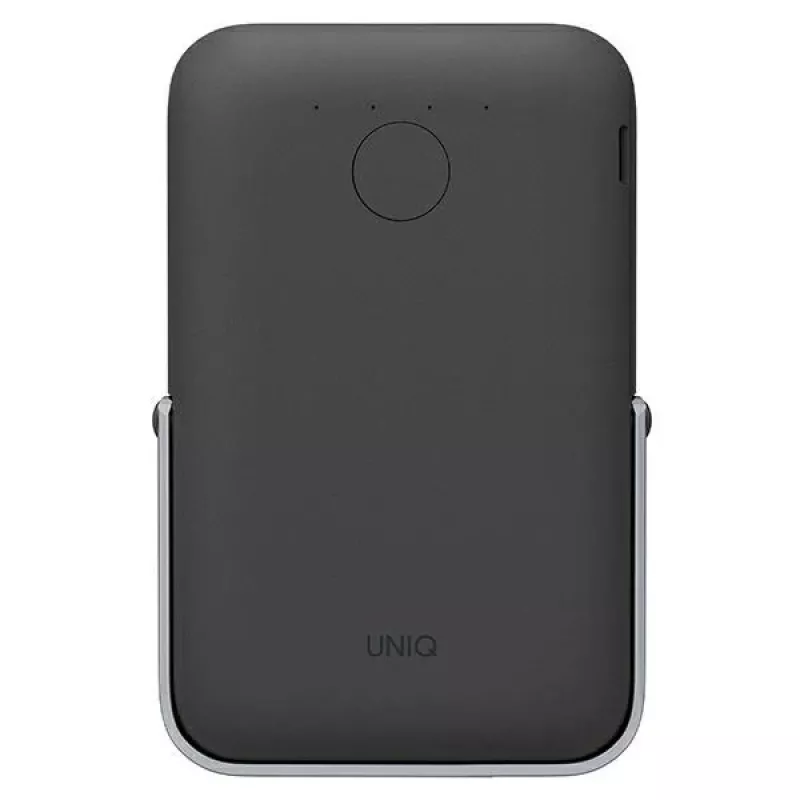 UNIQ Powerbank Hoveo 5000mAh USB-C 20W PD Fast Charge inalámbrico magnético Charcoal Grey