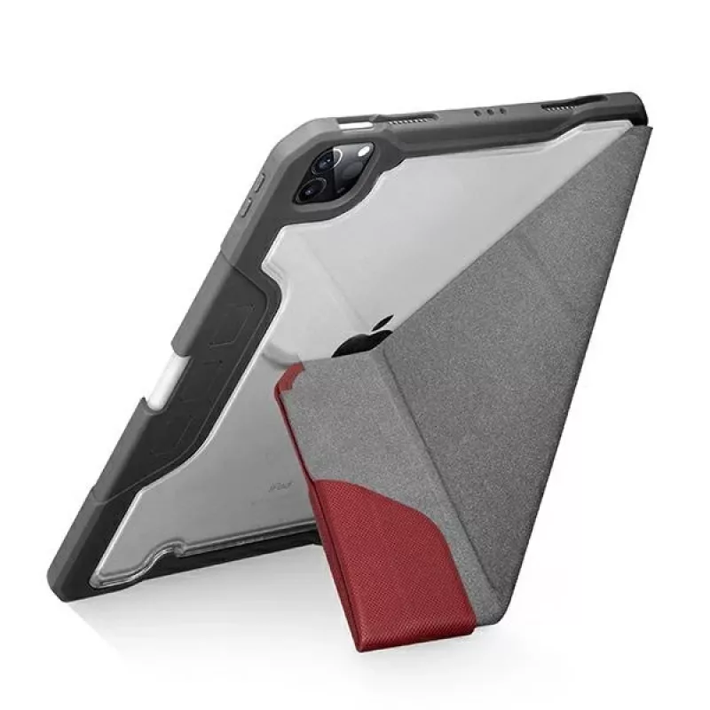 UNIQ Trexa funda para iPad Pro 11 pulgadas 2021/2020 y iPad Air 10,9 pulgadas 2022/2020, antimicrobiana, rojo