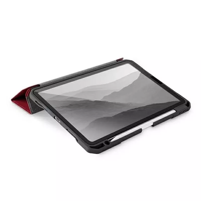 UNIQ Trexa funda para iPad Pro 11 pulgadas 2021/2020 y iPad Air 10,9 pulgadas 2022/2020, antimicrobiana, rojo