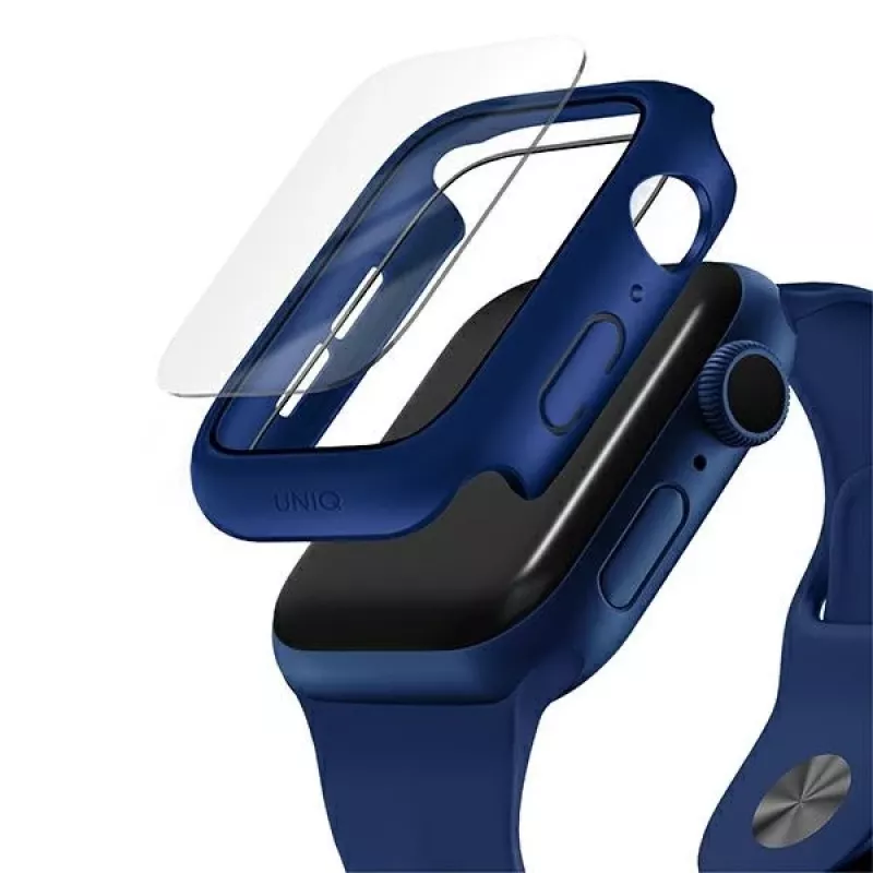 UNIQ Nautic funda protectora para Apple Watch Series 4/5/6/SE/SE3 40mm azul